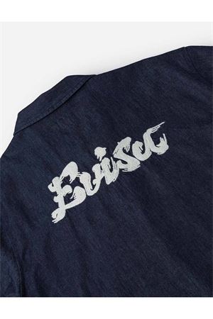 Whip-stitch Dual Pocket Boxy Denim Shirt EVISU | 2ESHTM6SS1028INDR