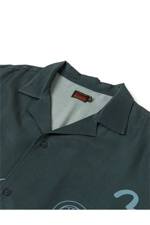 Camicia con monogramma e effetto dip-dye EVISU | 2ESHTM6SS1033CHAX