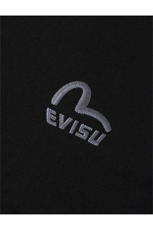 Monochrome Seagull Embroidery T-shirt EVISU | 2ESHTM6TS1073BLKX