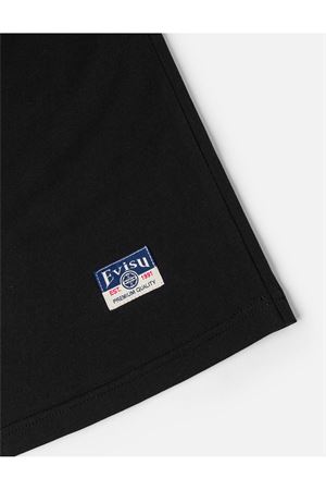 Monochrome Seagull Embroidery T-shirt EVISU | 2ESHTM6TS1073BLKX