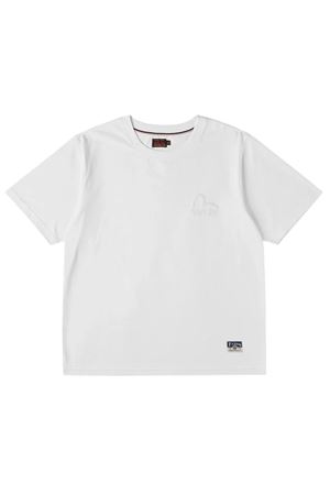 Monochrome Seagull Embroidery T-shirt EVISU | 2ESHTM6TS1073WHTO