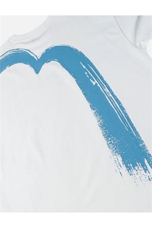 Hand-Brushed Daicock Print T-Shirt EVISU | 2ESHTM6TS1090ECUX