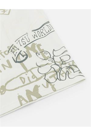 T-shirt in cotone bianco EVISU | 2ESHTM6TS1098ECUX