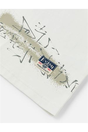 T-shirt in cotone bianco EVISU | 2ESHTM6TS1098ECUX