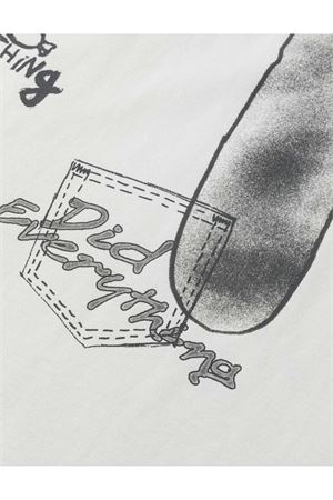 Hand-drawn Daicock and Multi-pocket Graffiti T-shirt EVISU | 2ESHTM6TS1100ECUX