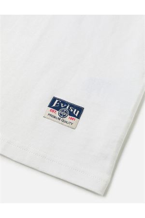 Hand-drawn Daicock and Multi-pocket Graffiti T-shirt EVISU | 2ESHTM6TS1100ECUX