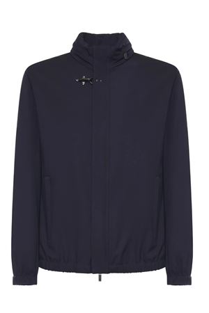 Bomber Travel in nylon stretch blu FAY | NAM1252047SVUWU807