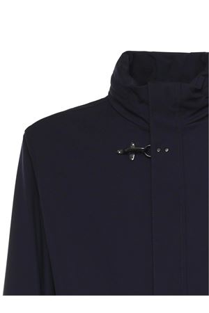 Bomber Travel in nylon stretch blu FAY | NAM1252047SVUWU807