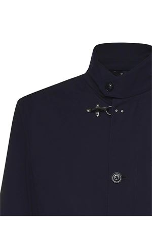 Travel Jacket In Blue Stretch Nylon FAY | NAM1952029SVUWU807