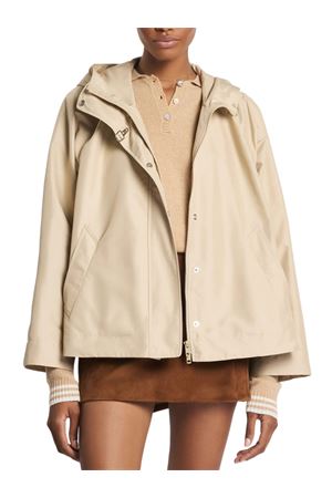 Parka corto in popeline tecnico beige FAY | NAW12523260AX2C003