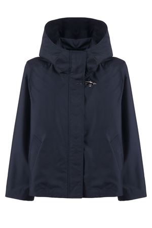 Parka Corto In Popeline Tecnico Blu FAY | NAW12523260AX2U804