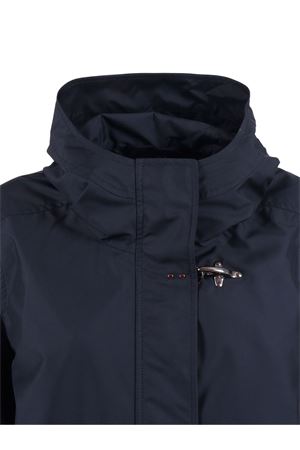 Parka Corto In Popeline Tecnico Blu FAY | NAW12523260AX2U804
