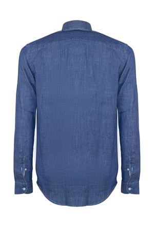 Regular Fit Stone Washed Denim Shirt FAY | NCMA152115LZBLU207