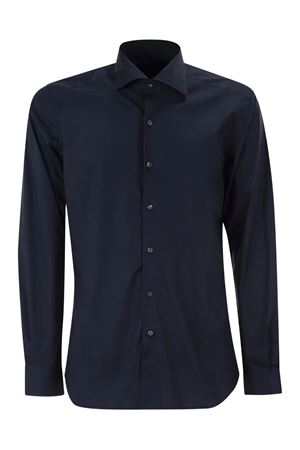 Camicia in popeline di cotone stretch FAY | NCMA152259SORMU807