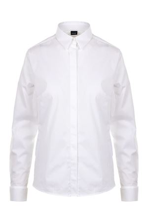 Camicia Slim Fit in Popeline Stretch FAY | NCWA152626SZGRB001