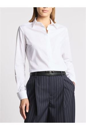 Camicia Slim Fit in Popeline Stretch FAY | NCWA152626SZGRB001