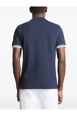 Polo in misto cotone blu FAY | NPMB252141STDWU806