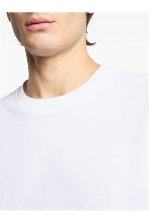 T-shirt Comfort Fit in Piquet di Cotone Bianco FAY | NPMB352136TZEFB001