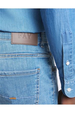5 Pocket Jeans in Stretch Denim FAY | NTM8752196LZEDU207