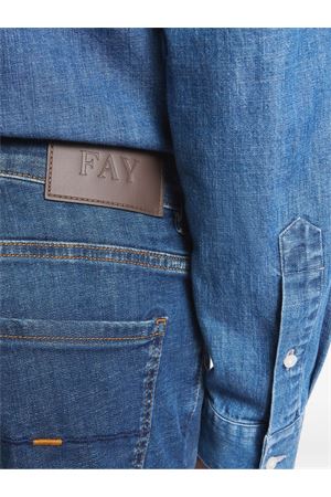 5 Pocket Jeans in Stretch Denim FAY | NTM8752196LZERU604