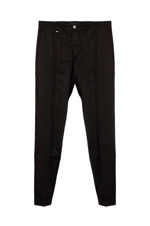 Slim-fit chinos black stretch cotton FAY | NTW8052531TWBTB999