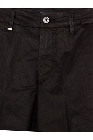 Slim-fit chinos black stretch cotton FAY | NTW8052531TWBTB999