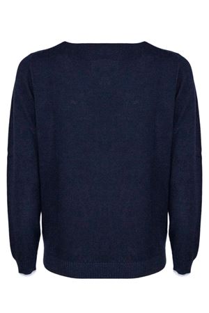 Maglia blu scuro in cotone FEDELI | MU0D5627B0828