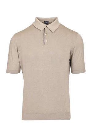 Polo in cotone beige FEDELI | MU0D5910176