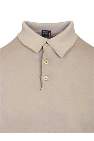 Polo in cotone beige FEDELI | MU0D5910176