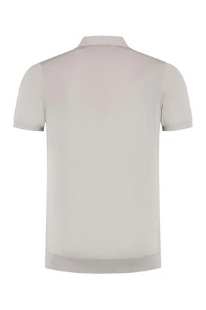 Polo in maglia di cotone biologico beige FEDELI | MU0D5914176