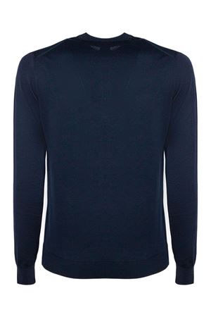 Blue Organic Cotton Crewneck Sweater FEDELI | MU0D8015828
