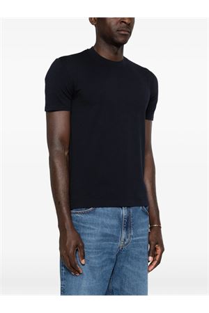 Maglietta in cotone blu scuro FEDELI | TUD00119828