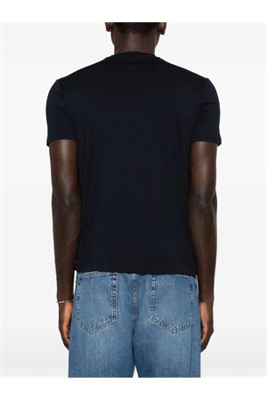 Maglietta in cotone blu scuro FEDELI | TUD00119828