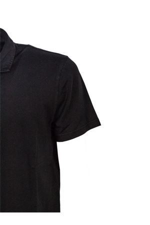 Black cotton polo shirt FEDELI | TUD0012036