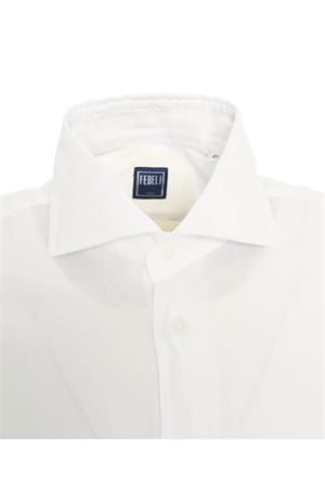 Camicia in misto cotone bianco FEDELI | TUD0050741