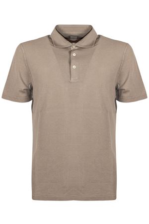 Beige Cotton Piquet Polo FEDELI | TUF00130176