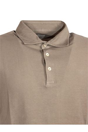 Beige Cotton Piquet Polo FEDELI | TUF00130176
