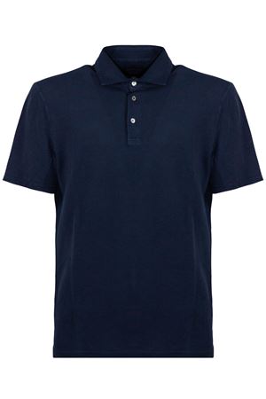 Blue Cotton Piquet Polo FEDELI | TUF00130626