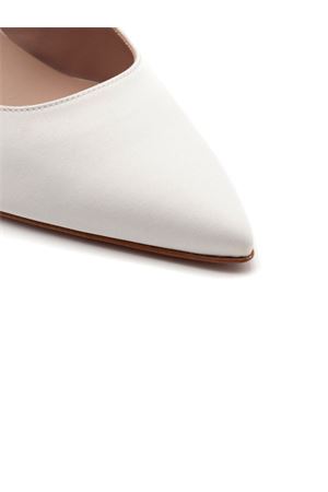 Décolleté slingback in raso bianco FESTA | ARTEMIDESRASOBIANCO