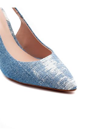 Décolleté slingback Carolas in denim blu sfumato FESTA | CAROLASJEANSVINTAGEBLU