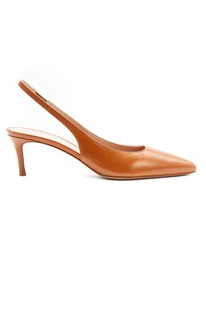 Dalila slingback in brown brushed leather FESTA | DALILASNAPPACUOIO