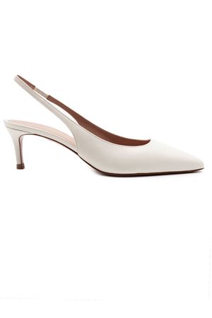 Slingback Dalila in pelle spazzolata bianco latte FESTA | DALILASNAPPALATTE