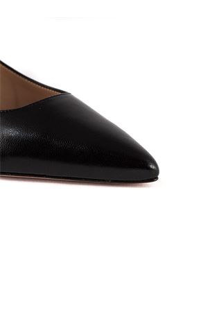 Dalila slingback in black brushed leather FESTA | DALILASNAPPANERO