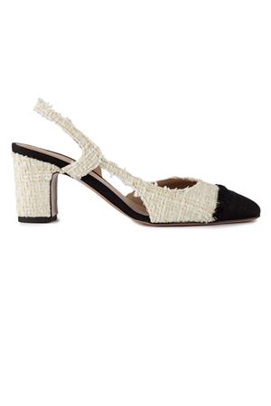 Ivory bouclè Ficus sandal FESTA | FICUSNEROAVORIO