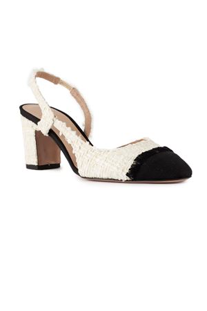 Ivory bouclè Ficus sandal FESTA | FICUSNEROAVORIO