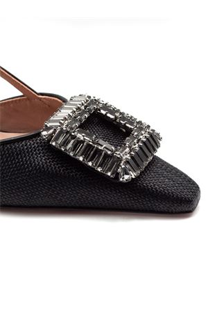 Slingback décolleté Julien in tessuto nero FESTA | JULIENNERO