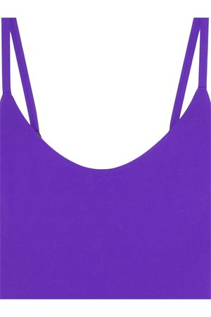 Reversible purple and brown Olympic-style one-piece swimsuit FISICO | CC28MBF7346