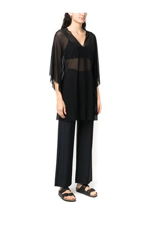 Black tulle poncho FISICO | CM11L0F0009