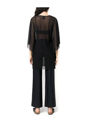 Black tulle poncho FISICO | CM11L0F0009