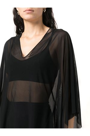 Black tulle poncho FISICO | CM11L0F0009